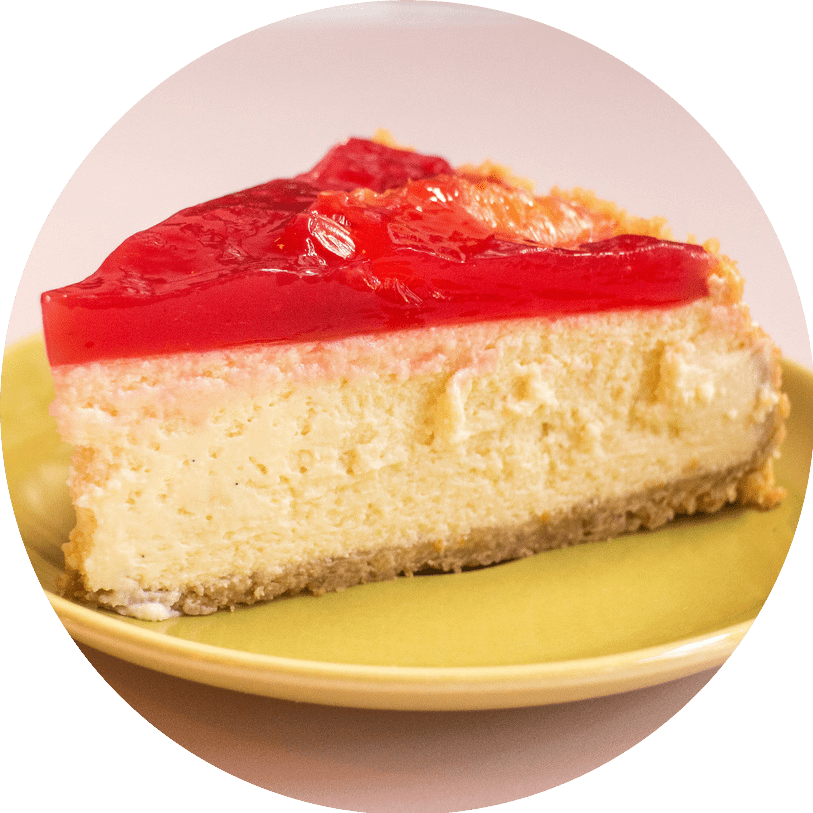 Blood Orange Rose Gelee Cheesecake - Petee's Pie Co.