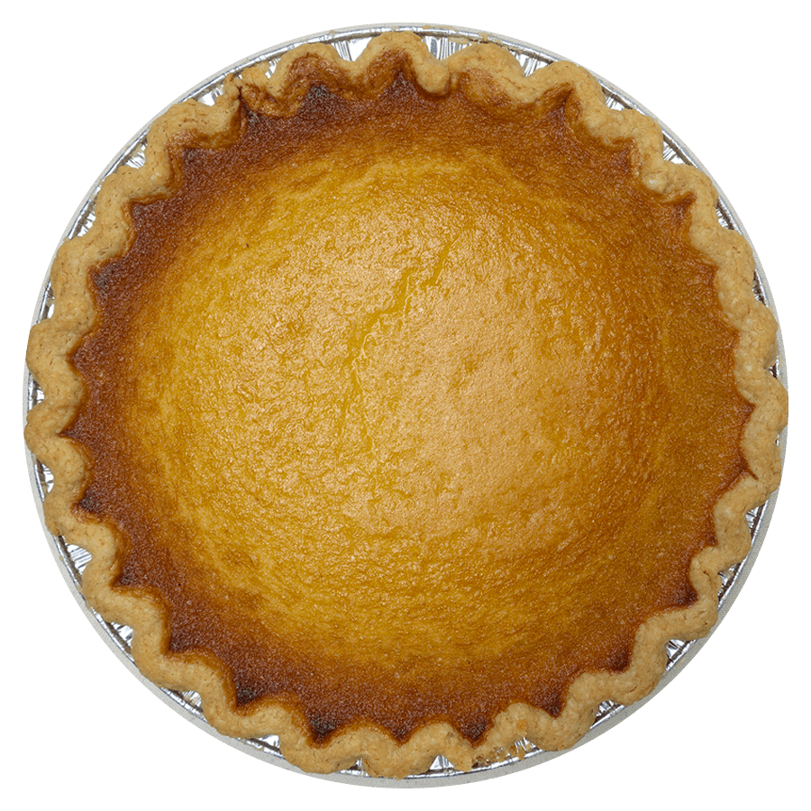 Classic lemon chess pie with golden custard filling and flaky crust from Petee's Pie Company NYC