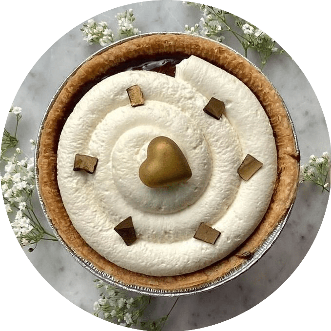 Sweetheart Chocolate Cream (for two) - Petee's Pie Co.